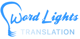 Word Lights Translation Logo